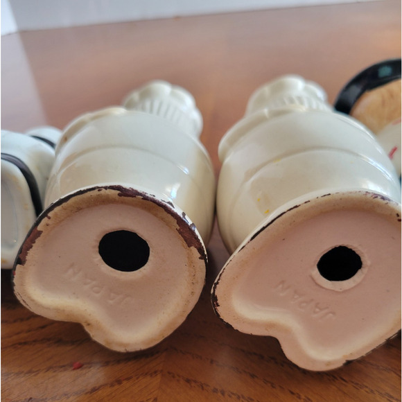 Vintage Salt Pepper SP Shaker Chef & Amish Couple Ceramic Novelty Figures *Flaws - Picture 14 of 16